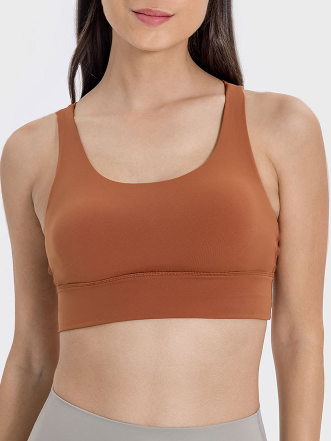Crisscross Scoop Neck Active Tank Main image