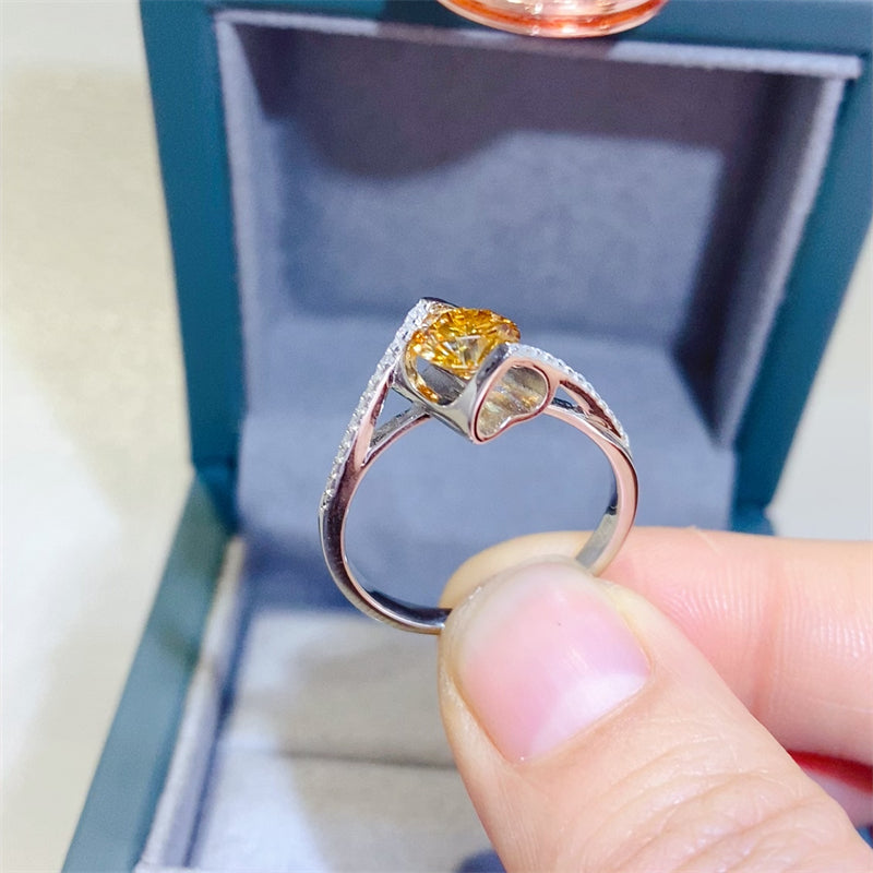 Moissanite 925 Sterling Silver Ring