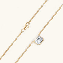 Moissanite 925 Sterling Silver Pendant Necklace