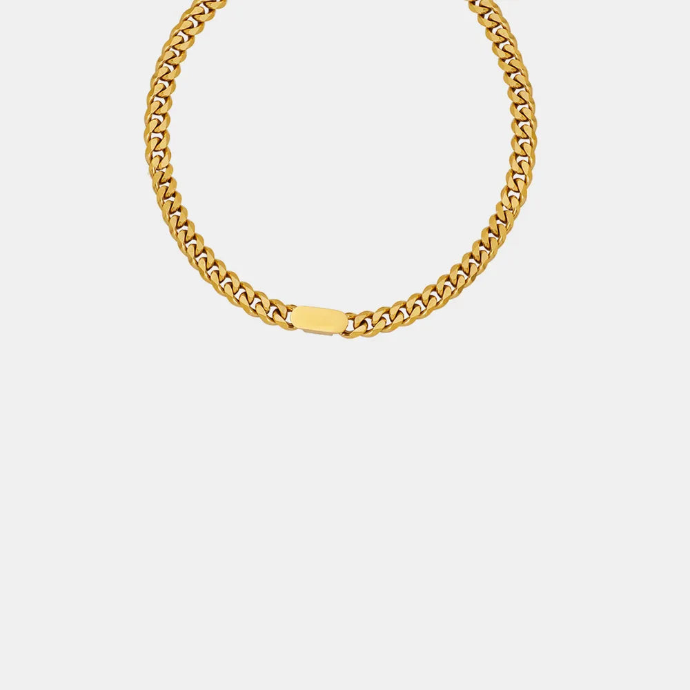 Gold Plated Chain Necklace Secondary image