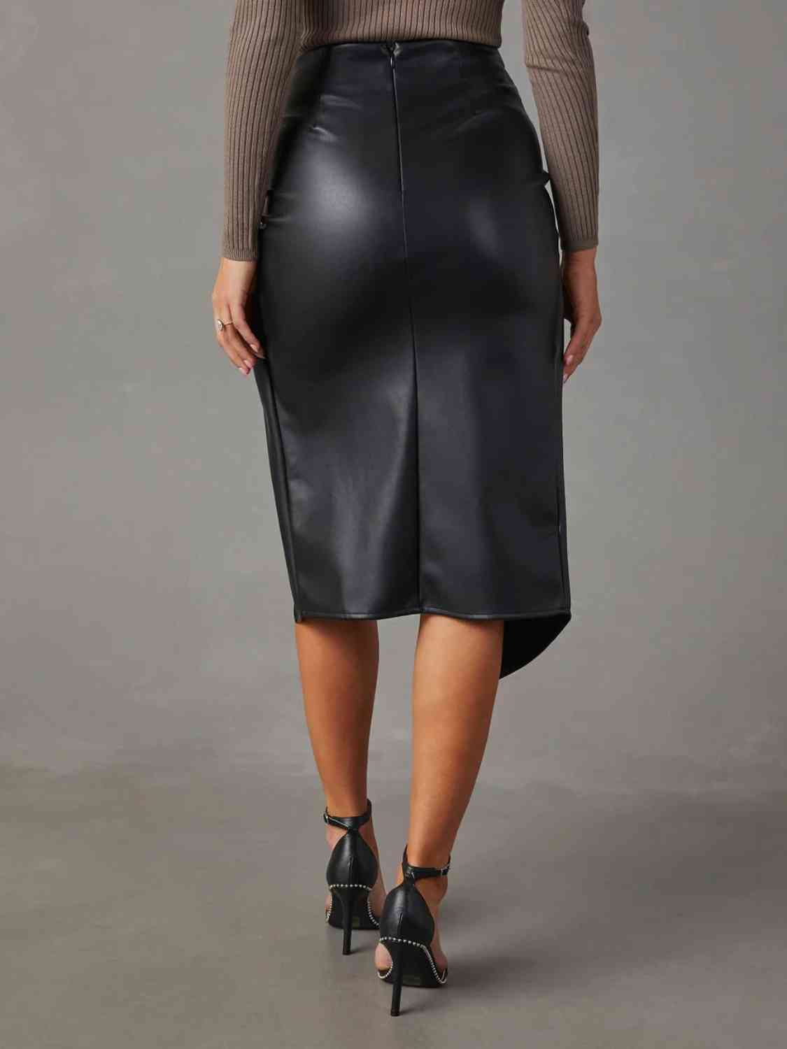 Twist Detail High Waist Skirt Secondary image