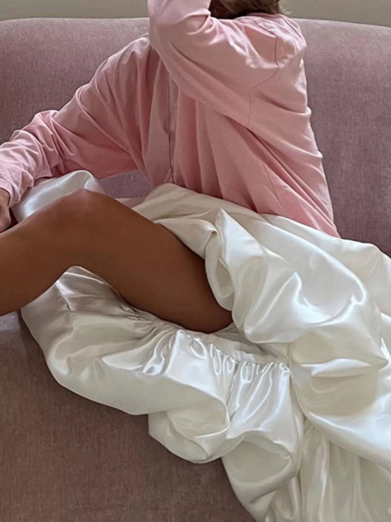 Flowy Satin Maxi Skirt Secondary image