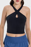Crisscross Grecian Neck Active Cami