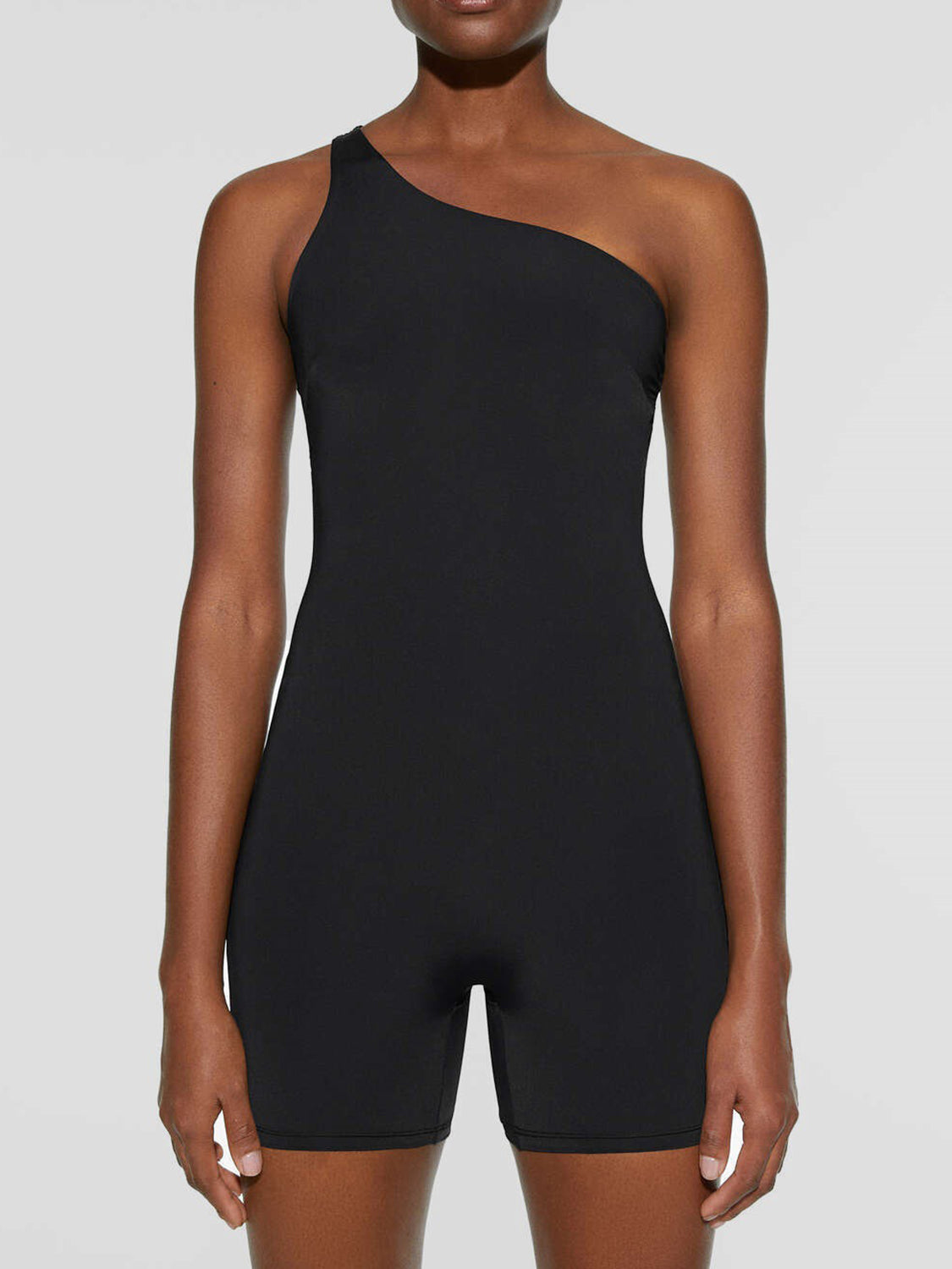 Single Shoulder Active Romper Main image