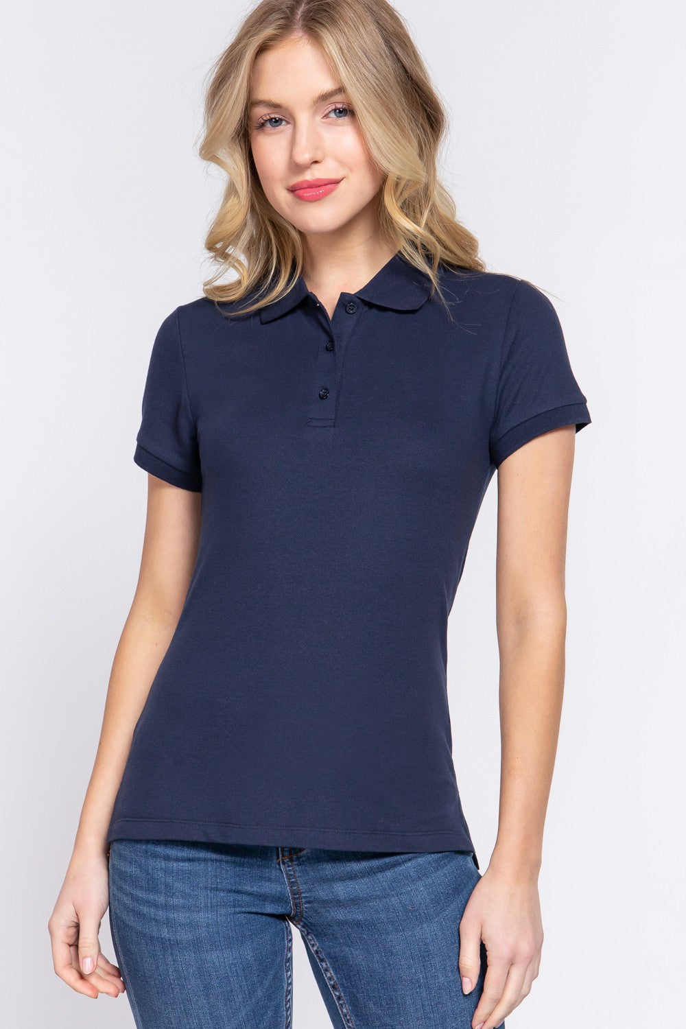 Classic Short Sleeve Polo Top Main image