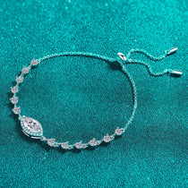 Moissanite 925 Sterling Silver Bracelet