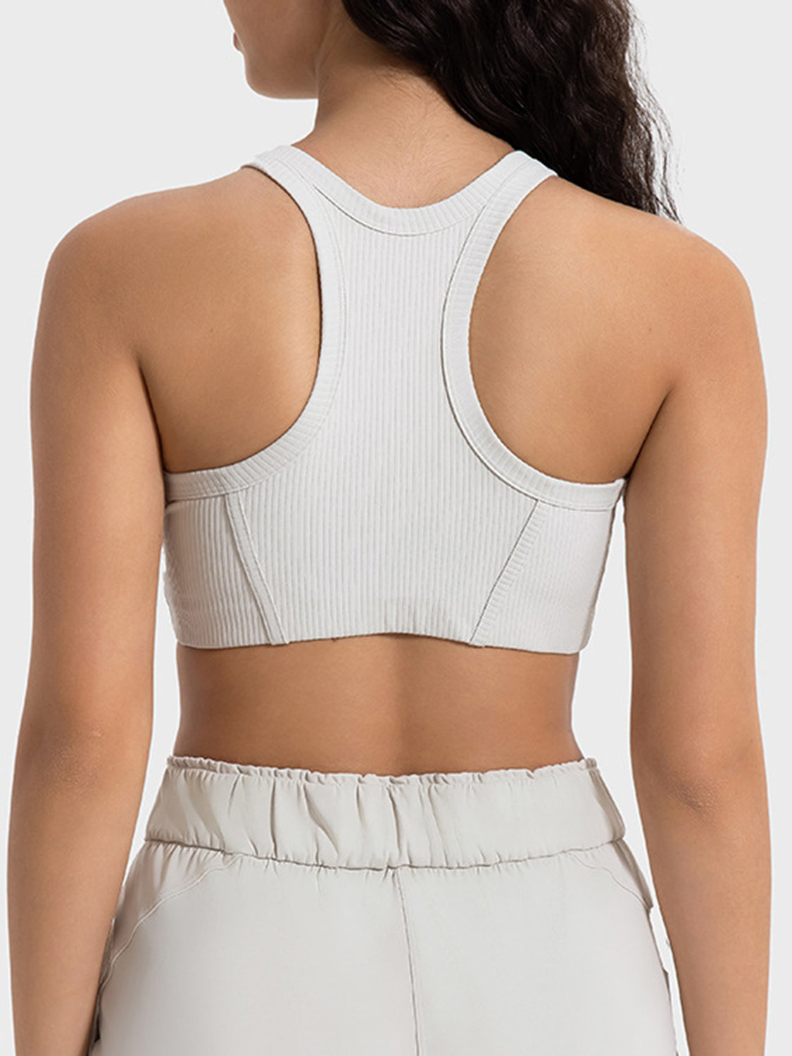 Wide Strap Cropped Sport Tank Secondary image