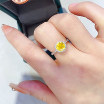 Moissanite 925 Sterling Silver Ring