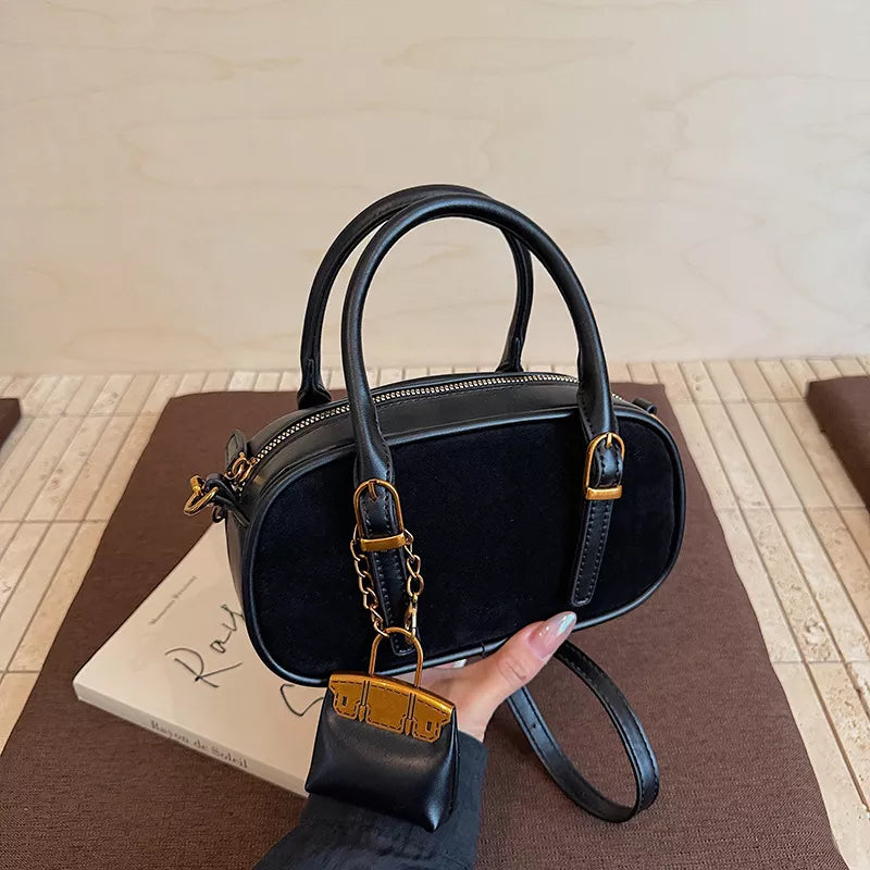 Barrel Crossbody Bag with Detachable Charm Secondary image