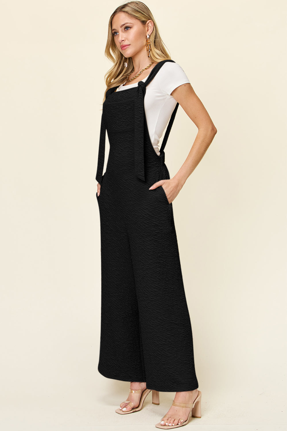 Sleeveless Wide Leg Jumpsuit Secondary image