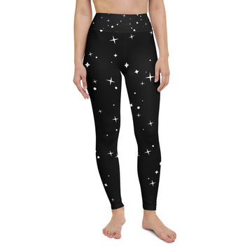 Star Print Yoga Leggings