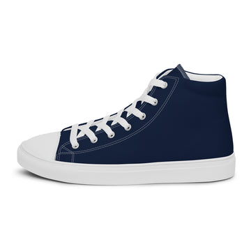 Navy High Top Canvas Shoes